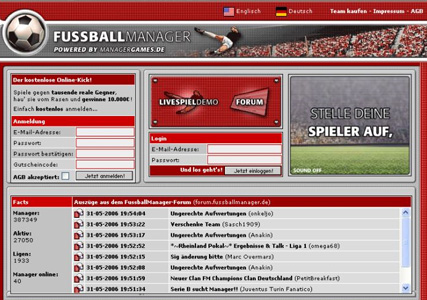 Fussballmanager Screenshot 2