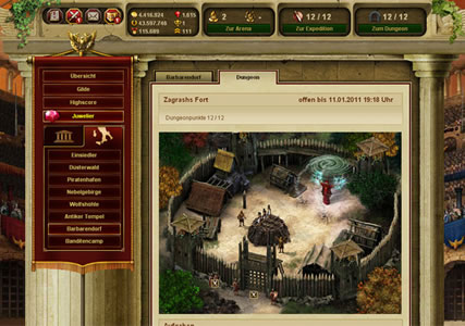 Gladiatus Screenshot 1