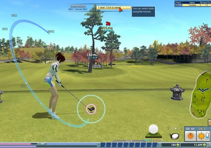 Golf Browsergame
