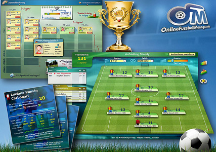 Online Fussballmanager Screenshot 2