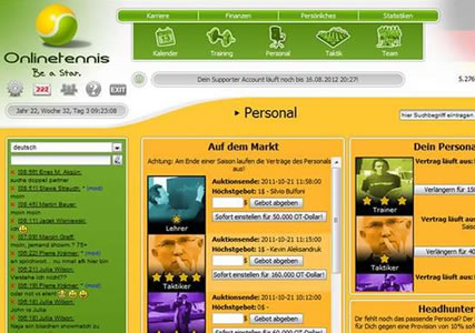 Onlinetennis Screenshot 1