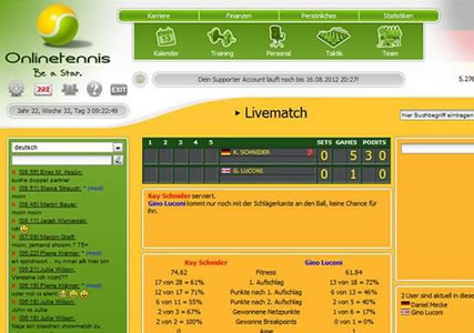 Onlinetennis Screenshot 3